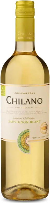 Chilano Vinho Chileno Branco Sauvignon Blanc 750Ml - imagem 1