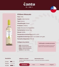 Vinho Chileno Branco Chilano Moscato 750ml - imagem 4
