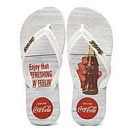 Chinelo Coca-Cola Wood Bottle: Estilo e Conforto! - imagem 1