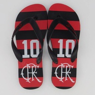 Chinelo Flamengo Zico Preto: Conforto e Estilo! - imagem 1