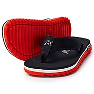 Chinelo Kenner Kivah Line Masculino: Estilo e Conforto em Preto e Laranja - imagem 1