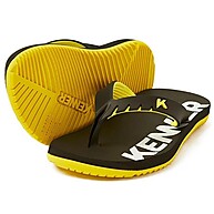 Chinelo Kenner Red Kids Preto e Amarelo - Conforto e Estilo para Crianças - imagem 1