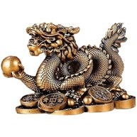 Dragão Chinês WID1110 - Símbolo de Sabedoria, Poder e Proteção em Bronze - imagem 2