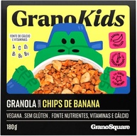 Granola GranoSquare GRANOKIDS Chips de Banana 180g - imagem 1