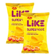 Chips Pão de Alho Croques Like: Kit com 2 (76g) - imagem 1