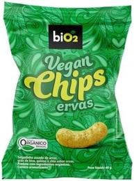 Salgadinho Orgânico biO2 Vegan Chips Ervas 40 g, Vegano e sem Glúten - imagem 2