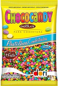Chocolate Confeito Chococandy Sortido 500gr - Dori - imagem 2
