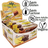 Bananinha Com Chocolate Vegano Sem Lactose Sem Glúten Sem Adição de Açúcar 20 Und de 28g - Banana Mania - imagem 3