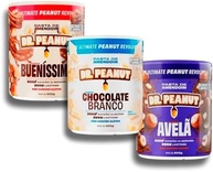 Kit 3x Pasta de Amendoim 600g com Whey Protein - Dr Peanut AVELA-BUENISSIMO-CHOCOLATE BRANCO - imagem 1