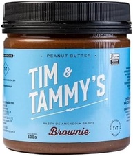 Tim & Tammy's Pasta de Amendoim Brownie, Sabor Chocolate Meio Amargo, 500g - imagem 2