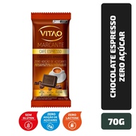 Chocolate Espresso Zero Açúcar: Sabor Intenso 70g - imagem 1