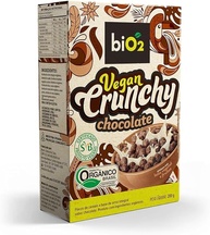 Cereal Matinal Orgânico biO2 Vegan Crunchy Chocolate 200 g Vegano e sem Glúten - imagem 1