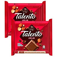 Chocolate Garoto Talento ao Leite com Avelãs 85g – Sabor Intenso e Crocante - imagem 1