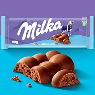 Milka Chocolate Bubbly Apline Milk 100G - imagem 2