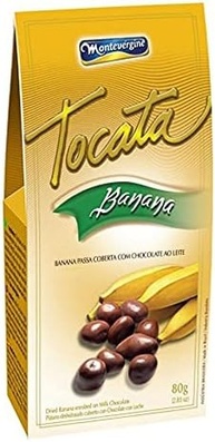 Banana Passa Coberta com Chocolate Tocata 80g - Montevérgine - imagem 2