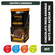 Chocolate Zero Açúcar Nuts: Sabor Intenso e Sem Culpa! - imagem 1