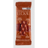 Chocolate Zero ao Leite Luckau 20g: Sabor Sem Culpa! - imagem 1