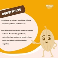 Da Vovó, Chocomito, Linha+9, Manjar nutritivo de Cacau, Orgânica, Zero açucar e lactose, Sabor Branco, 100ml - imagem 5