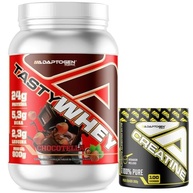 Tasty Whey 3W Sabor Chocotella 900g + Creatina 300g - Adaptogen Science - imagem 1