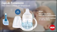 Copo de Treinamento com Alças 150ml Mickey First Choice NUK - Seguro, Ergonômico e Antivazamento - imagem 2