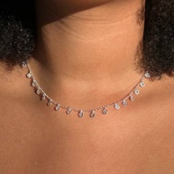 Choker Prata 925: Elegância com Zircônias - imagem 1