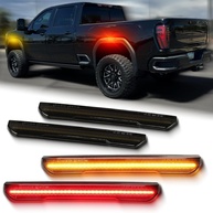Kit Luzes LED Fumê P/ Para-choque GMC Sierra 2500HD/3500HD (2020-2024) - Upgrade Completo - imagem 1