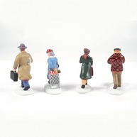 Department 56 Christmas in the City - Calçadas de Cidade Ocupada | Acessório de Vila de Porcelana Pintada à Mão - imagem 4