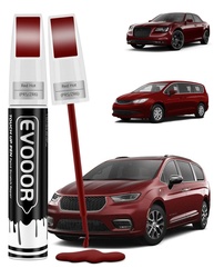 Tinta de Retoque Red Hot (PR6/ZR6) para Chrysler - Caneta 2 em 1 com Microaplicadores para Reparos Precisos - imagem 1