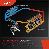 A-Premium Núcleo Evaporador A/C para Chrysler Conquest 1987 | Substituição Premium para Dodge D100/D250 - imagem 3