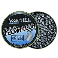 Chumbinho 5.5mm Technogun Nocaute Impacto: Potência e Precisão - imagem 1