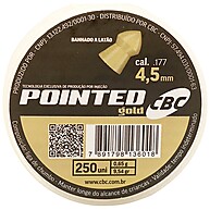 Chumbinho CBC Pointed Gold 4.5mm: Precisão Imbatível - imagem 1