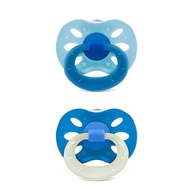 Chupeta Lillo Extra Air Brilha no Escuro: Kit 2 Azul - imagem 1
