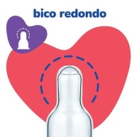 Lillo Mamadeira Chuquinha Primeiros Passos 50ml Azul - Bico Macio Silicone Segurança - imagem 4