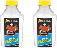 Sal de Parrilla Gourmet, 2 Potes de 600g, Tempero para Churrasco - imagem 1
