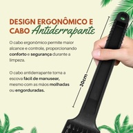 Escova de Aço com Raspador para Grelha de Churrasco 30cm - Limpeza Profunda e Fácil - imagem 4