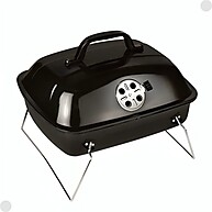 Churrasqueira a Bafo Pocket Preto – Portátil e Prática - imagem 1