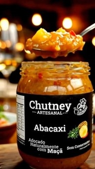 Chutney de Abacaxi Naturalmente Adoçada com Maçã 200g - imagem 2