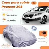 Capa Impermeável Premium para Peugeot 308: Proteção Total Contra Chuva e Sol - imagem 5