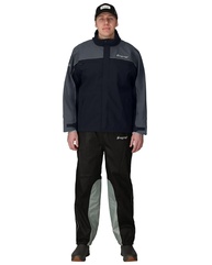 Frogg Toggs Jaqueta de chuva masculina Pilot II Cruiser impermeável, respirável, preto/verde de alta visibilidade, GG - imagem 1