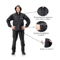 Conjunto Impermeável Pantaneiro Nylon Preto EXG: Proteção Total Contra Chuva e Vento - imagem 4