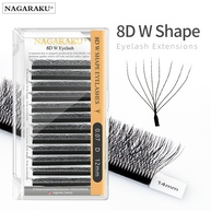 Cílios 8D NAGARAKU: Volume Mega e Fácil Aplicação - imagem 1