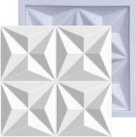Formas Molde para Gesso 3D e Cimento ABS 30x30 – Painéis Personalizados com Design Moderno - imagem 4