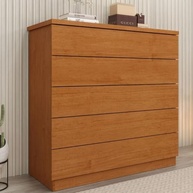 Cômoda 5 Gavetas Premium Tcil Móveis Cinamomo - Organização e Estilo para seu Ambiente - imagem 3