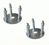 Kit 2 Suportes Rodoar para Calota Cinematográfica de Caminhão - Segurança e Estilo - imagem 2