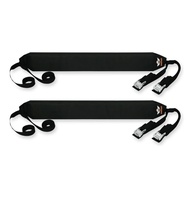 Rack Veicular Universal Preto Removível com Cintas - Leve Tudo com Segurança! - imagem 1