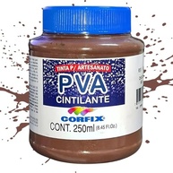 Tinta PVA Cintilante 250ml Chocol 604 - Brilho Intenso e Acabamento Premium - imagem 3