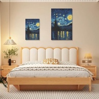 Céu Noturno com Estrelas Cintilantes - Arte de Parede 20x30 cm, Sem Moldura, Decoração Mágica para Ambientes - imagem 5