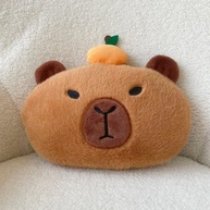 Kit 2 Capas de Cinto de Segurança Pelúcia Capivara - Conforto e Fofura para Seu Carro - imagem 3