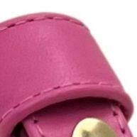 Cinto Rosa Feminino Couro Legítimo com Fivela Dourada - imagem 1