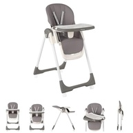 Kikkaboo Cadeira Alta Spicy Cinza Escuro – Ajustável, Dobrável e com Mesa Removível - imagem 2